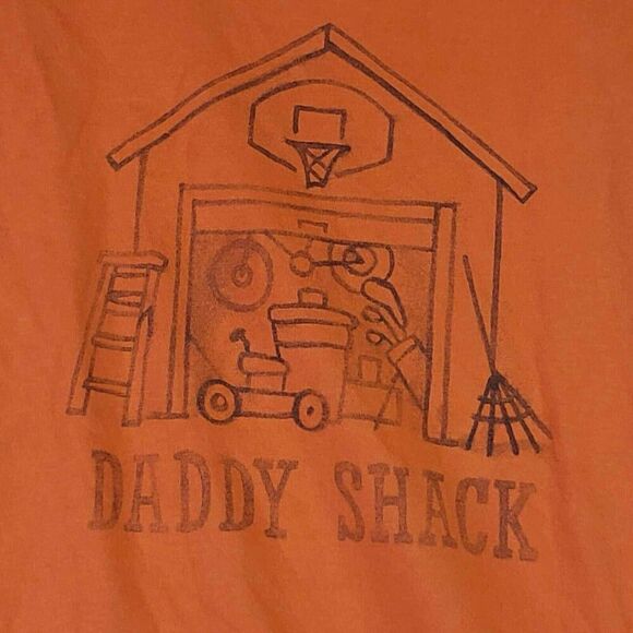 Life is Good Mens Short Sleeve Crewneck T-Shirt Tee Size XL Orange Dad Father - Picture 4 of 9